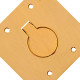 Espelho Placa P/Piso Latao 4X4 1Tomada Red Olivo Ll10 Espelho Placa P/Piso Latao 4X4 1Tomada Red Olivo Ll10