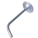 Braco P/Tempo Galvonizado Curvo 50Cm Relubras Braco P/Tempo Galvonizado Curvo 50Cm Relubras
