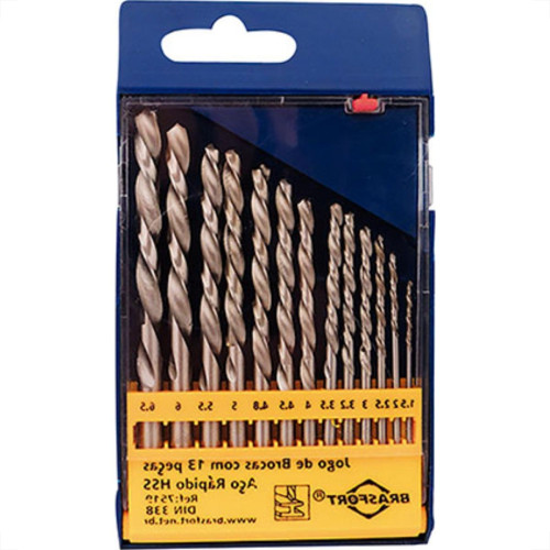 Kit Broca Brasfort A.Rap 13Pc 1,5A6,5Mm Kit Broca Brasfort A.Rap 13Pc 1,5A6,5Mm