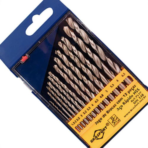 Kit Broca Brasfort A.Rap 13Pc 1,5A6,5Mm Kit Broca Brasfort A.Rap 13Pc 1,5A6,5Mm