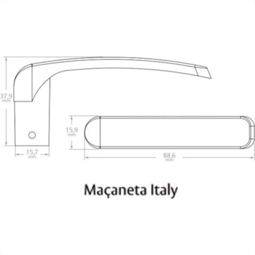 Fechad Silvana 1300 Italy Extensao Alavanca Fechad Silvana 1300 Italy Extensao Alavanca