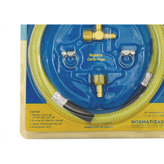 Kit Gas Instal.Fogao/Cooktop Roco 1,25M Kit Gas Instal.Fogao/Cooktop Roco 1,25M