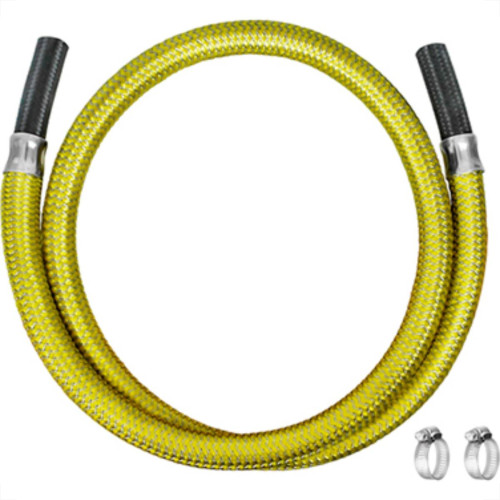 Mang Gas Inox Ponta/Ponta Roco 1,50M