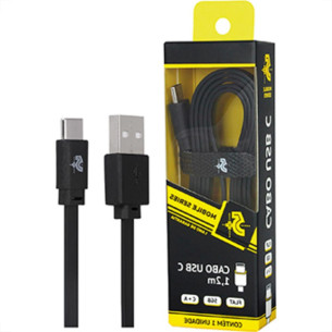 Cabo Tipo C Mobile Usb/Macho 5Gb 1,2M Preto 