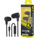 Fone De Ouvido Easy C/Microfone 1,2M Preto Fone De Ouvido Easy C/Microfone 1,2M Preto