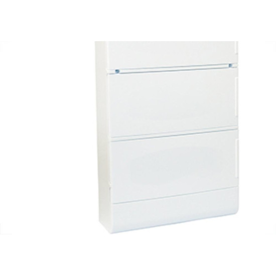 Centrinho Steck Pvc 48 Disjuntor Din Sobrepor Branco