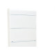 Centrinho Steck Pvc 48 Disjuntor Din Sobrepor Branco