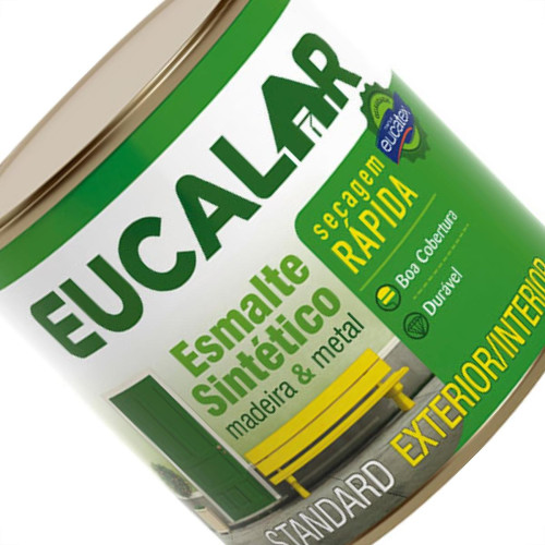 Tinta Esmalte. 1/4 (900ml) Sintetico Eucalar Areia Tinta Esmalte. 1/4 (900ml) Sintetico Eucalar Areia