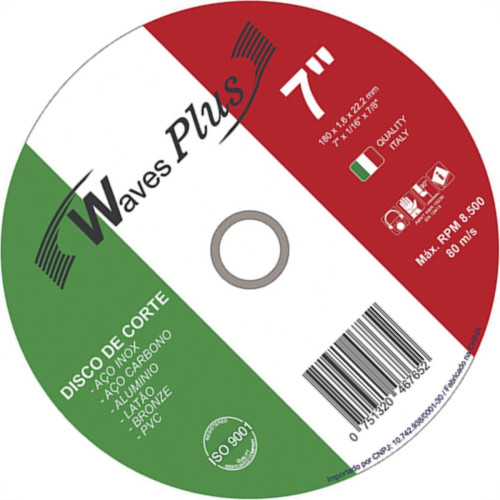 Disco Sped/Inox Waves 7.X7/8X1,6 Disco Sped/Inox Waves 7.X7/8X1,6