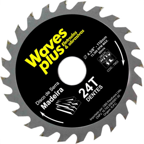 Serra Circ.Widea Waves Plus 4.3/8X24X20 Serra Circ.Widea Waves Plus 4.3/8X24X20