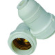 Soquete P/Abat-Jour Radial Branco 1201005 Soquete P/Abat-Jour Radial Branco 1201005