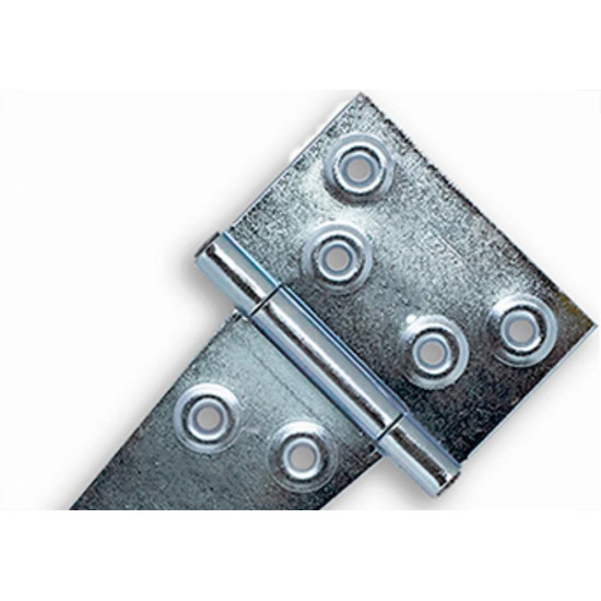 Dobradica Leme Zincada Loth 12 23412 - Kit C/6 Unidades