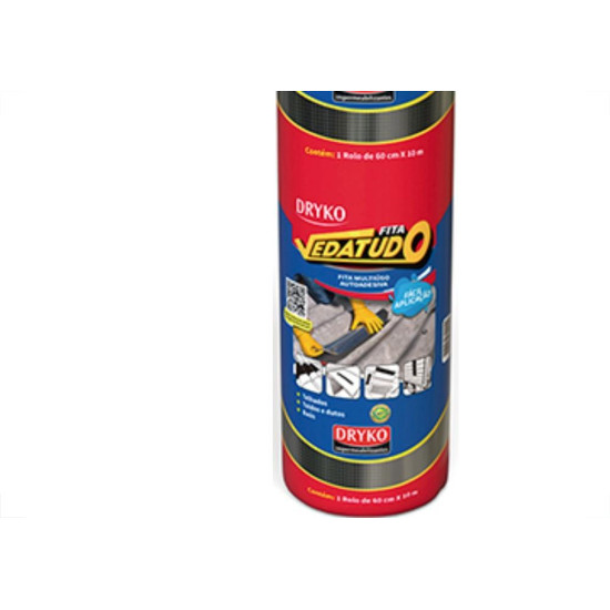 Vedatudo Fita Adesiva Alum 45Cmx10Mt Vedatudo Fita Adesiva Alum 45Cmx10Mt