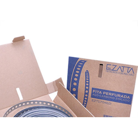 Fita Perfurada 17Mm Caixa C/10Mt Ezt Fita Perfurada 17Mm Caixa C/10Mt Ezt