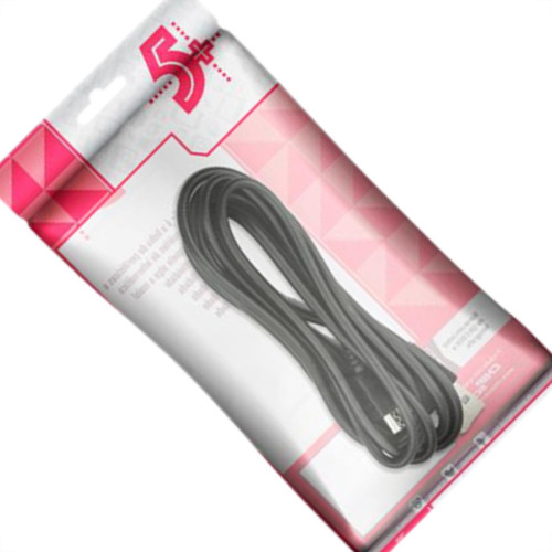 Cabo Usb 2.0 Macho+Micro Usb V8 1.80M Preto Cabo Usb 2.0 Macho+Micro Usb V8 1.80M Preto