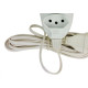 Extensao Techna Pl 0,75 5Mt 2P+T10A Branco Extensao Techna Pl 0,75 5Mt 2P+T10A Branco