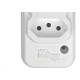 Tomada Barra Techna Dupla 2P+T 10A Branco Tomada Barra Techna Dupla 2P+T 10A Branco