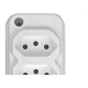 Tomada Barra Techna Dupla 2P+T 10A Branco Tomada Barra Techna Dupla 2P+T 10A Branco