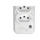 Tomada Barra Techna Tripla 2P+T 10A Branco
