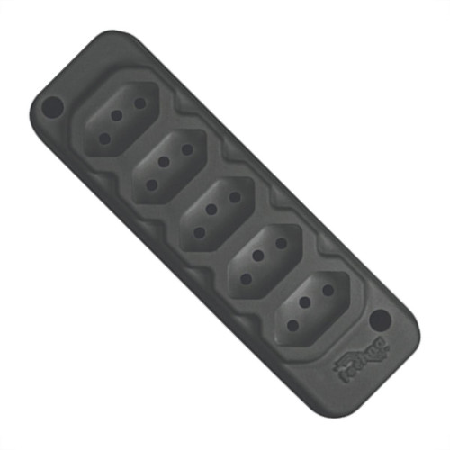 Tomada Barra Techna D Quint 2P+T 10A Preto Tomada Barra Techna D Quint 2P+T 10A Preto