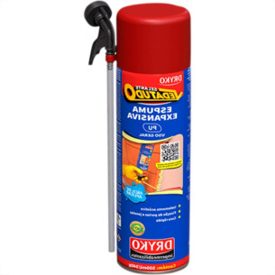 Espuma De Poliuret.Dryko 500Ml/340G . / Kit C/ 12 Unidades