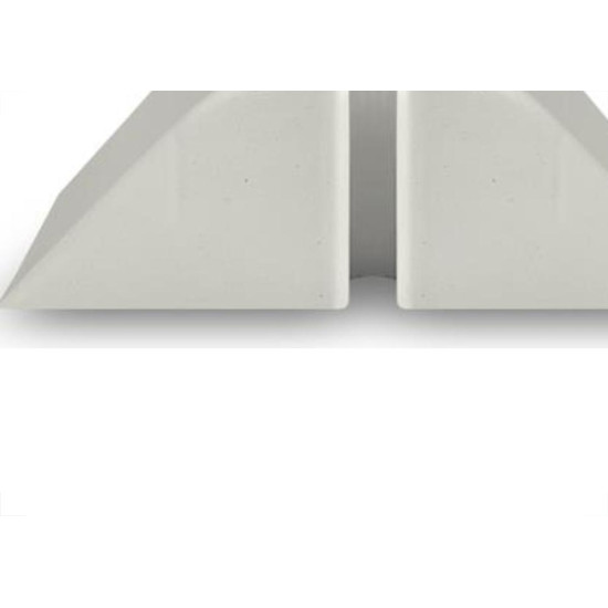 Calço P/Telha Ondul.Alta Branco Lux C/25 Calço P/Telha Ondul.Alta Branco Lux C/25