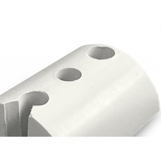 Calço P/Telha Ondul.Baixa Branco Lux C/25 Calço P/Telha Ondul.Baixa Branco Lux C/25