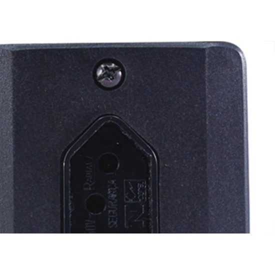 Sistema X Radial Preto 1Tomada 10A C/Caixa 1905113