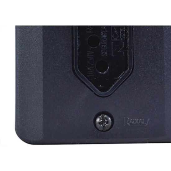Sistema X Radial Preto 1Tomada 20A C/Caixa 1905114