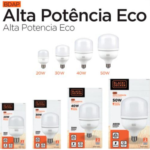 Lampada Led Globo 40W E27 6500K Bivolt B_D