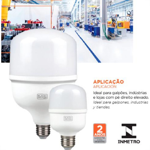 Lampada Led Globo 40W E27 6500K Bivolt B_D