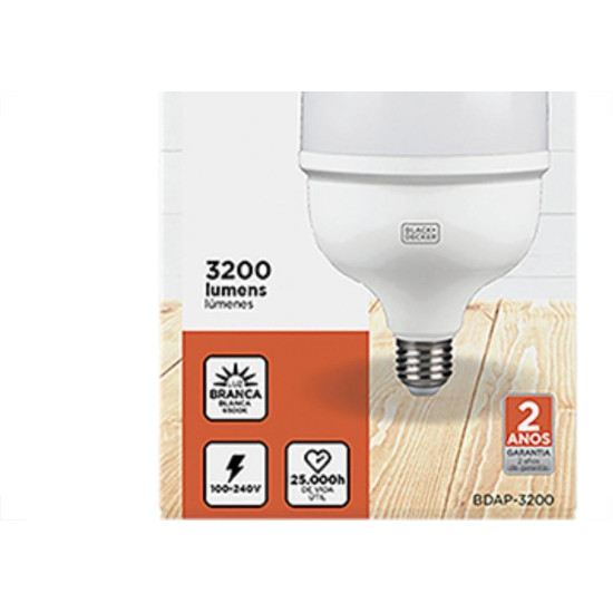 Lampada Led Globo 40W E27 6500K Bivolt B_D