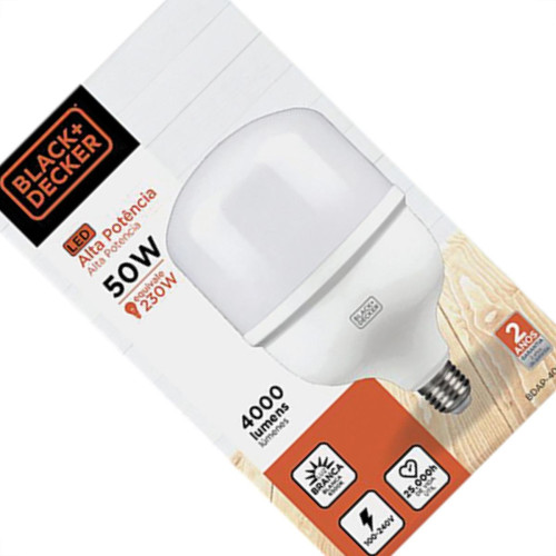 Lampada Led Globo 50W E27 6500K Bivolt B_D Lampada Led Globo 50W E27 6500K Bivolt B_D