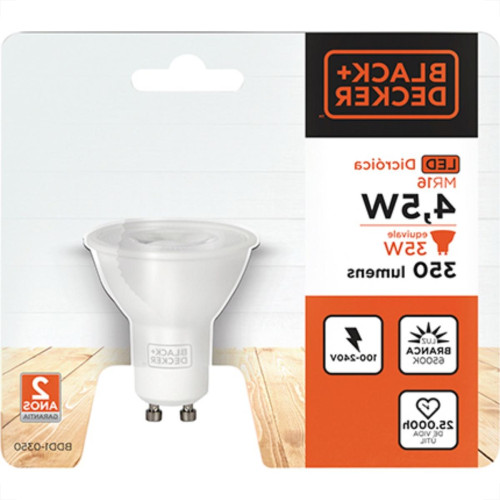 Lampada Dicroica 4,5W Led Mr16 6500K B_D Gu10