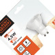 Lampada Dicroica 4,5W Led Mr16 6500K B_D Gu10