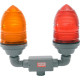Sinalizador Duplo.Alum Olivo Amarelo/Vermelho Sinalizador Duplo.Alum Olivo Amarelo/Vermelho