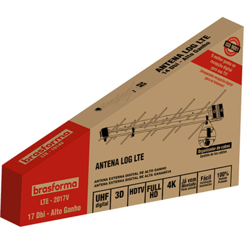Antena Extensao Uhf/Hdtv Dig-Log Brasforma 20E Antena Extensao Uhf/Hdtv Dig-Log Brasforma 20E