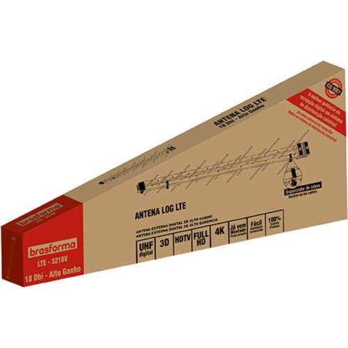 Antena Extensao Uhf/Hdtv Dig-Log Brasforma 32E Antena Extensao Uhf/Hdtv Dig-Log Brasforma 32E