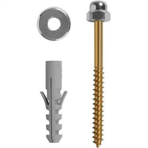 Parafuso P/Vaso Latonado B12 Ws - Kit C/20 Unidades