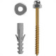 Parafuso P/Vaso Latonado B12 Ws - Kit C/20 Unidades Parafuso P/Vaso Latonado B12 Ws - Kit C/20 Unidades