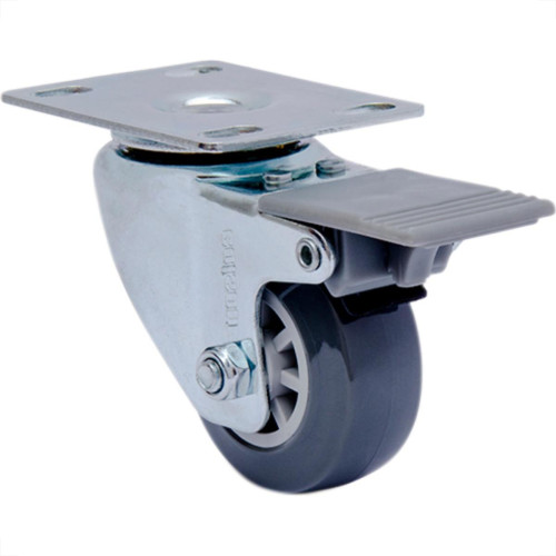 Rodizio Placa Gir.Cinza 50Mm/2 C/F.Colson Rodizio Placa Gir.Cinza 50Mm/2 C/F.Colson