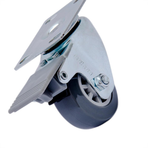Rodizio Placa Gir.Cinza 50Mm/2 C/F.Colson Rodizio Placa Gir.Cinza 50Mm/2 C/F.Colson