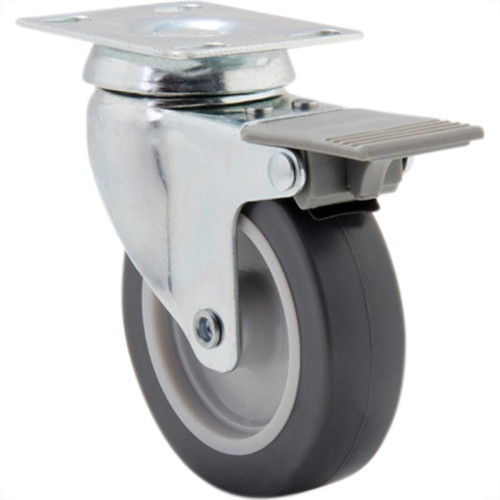 Rodizio Placa Gir.Cinza 75Mm/3 C/F.Colson Rodizio Placa Gir.Cinza 75Mm/3 C/F.Colson