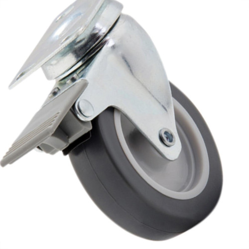 Rodizio Placa Gir.Cinza 75Mm/3 C/F.Colson Rodizio Placa Gir.Cinza 75Mm/3 C/F.Colson
