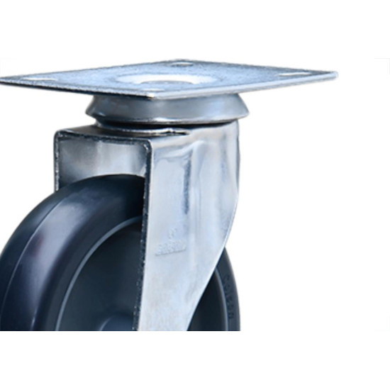 Rodizio Placa Gir.Cinza 100Mm/4 S/F Colson Rodizio Placa Gir.Cinza 100Mm/4 S/F Colson