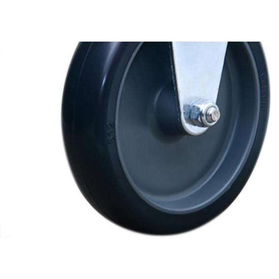 Rodizio Placa Fixa Cinza 100Mm/4 S/F Colson