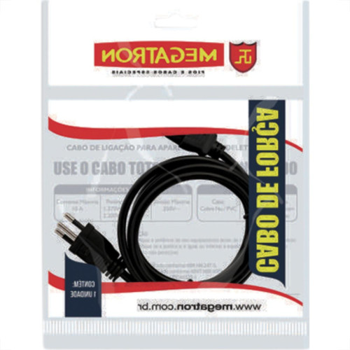 Cabo Forca Megatron Noteb 3X0,75X1,20Mt Cabo Forca Megatron Noteb 3X0,75X1,20Mt