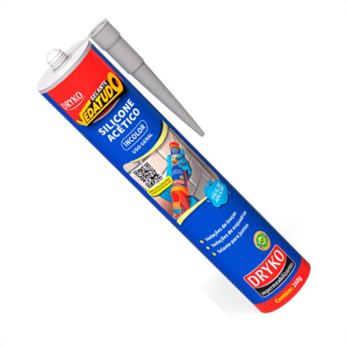 Cola Silicone 260G Dryko Transp Cola Silicone 260G Dryko Transp