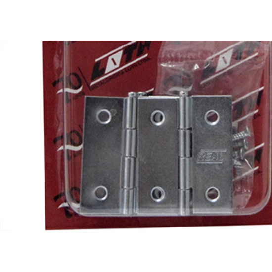 Dobradica Real Zincada 43516 1.1/2 Blist C/3 Dobradica Real Zincada 43516 1.1/2 Blist C/3