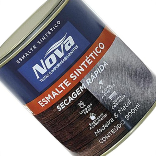 Tinta Esmalte. 1/4 (900ml) Sintetico Nova Branco Tinta Esmalte. 1/4 (900ml) Sintetico Nova Branco